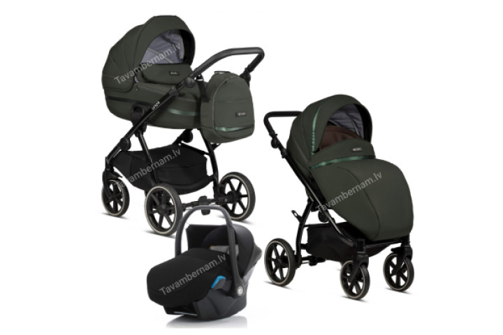 Tutis Uno 3 plus 3-1 144 Pistacchio bērnu rati trīs vienā